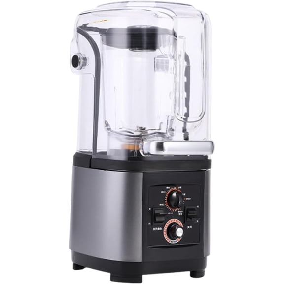 Commercial Quiet Blender With Soundproof Shield, 2200W FastSmoothie Maker, 2L Large Capacity Ice Crusher, Variable Speed Control, Self Cleaning