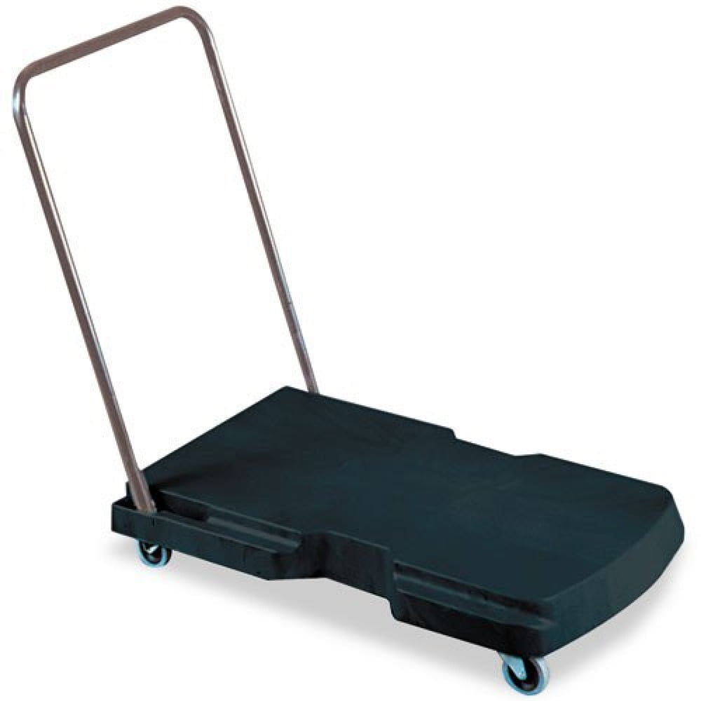 Commercial, RCP440000, 4400 Triple Trolley, Utility Duty with Straight Handle and 3" (7.6 cm) Casters, 1 Each, Gray,Black