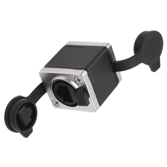 Commercial RJ45 Clip Aluminum Mixture Housing Cat6 Cat5e Connection