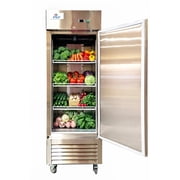 Cooler Depot 27in. 23 Cu.ft Commercial Reach-In Upright Refrigerator, Stainless Steel