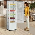 thumbnail image 1 of Commercial Refrigerator Display Case, 9.8 Cu.FT Display Fridge Single-Door Pastry Display Case with Interior LED Lighting, Double-Layered Glass Commercial Countertop Bakery Display Refrigerator, 1 of 9