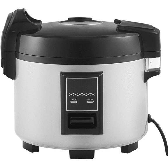 Commercial Rice Cooker 60-Cup, 13.74 Qt Large Rice Cooker with Nonstick Pot