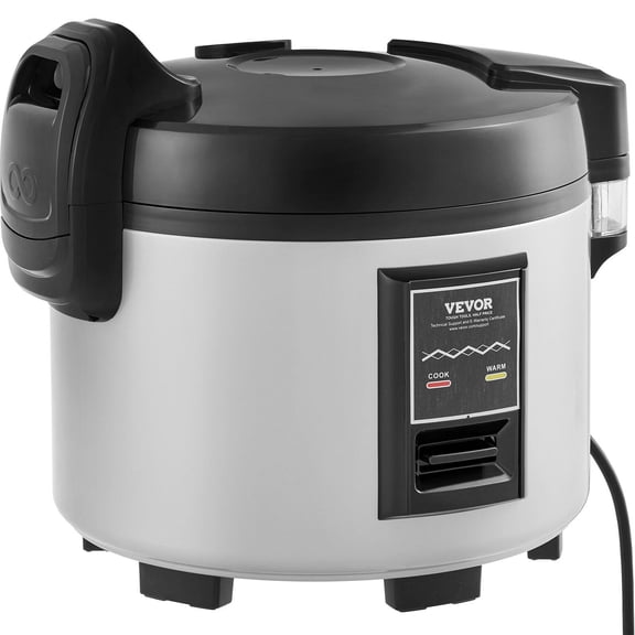 Commercial Rice Cooker 60-Cup Non-Stick Pot 13L 12H Keep Warm Restaurant,