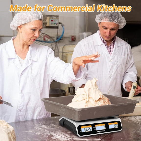 Commercial Scale - High-Precision Digital Scale with LCD Display for Farmers Markets, Delis, and Restaurants
