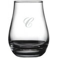 thumbnail image 1 of Commercial Script Etched Monogram Spey Dram Whisky Tasting Glass Letter C, 1 of 2