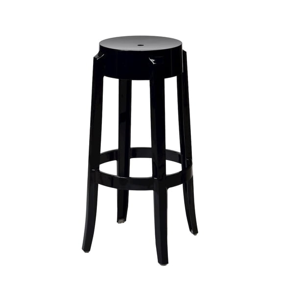 Commerical Seating Products RPC Black Kage Backless Stool Chairs