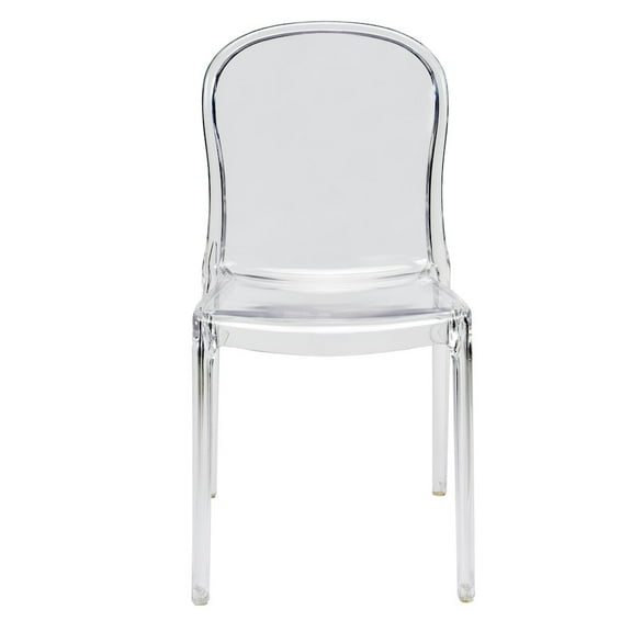 CSP Commerical Seating Products Clear Genoa Chairs