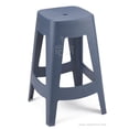thumbnail image 1 of Commercial Seating Products RPP-Desi-Bar-NV Polypropylene Stackable Minimal & Modern Backless Desi Stool, Navy - 27.80 in., 1 of 1