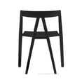 thumbnail image 1 of Commercial Seating Products RPP-MILAN-Blk-4 Milan Resin Polypropylene Stackable Event Chair  Black - 29.5 in. - Set of 4, 1 of 1