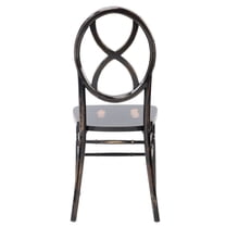 CSP Commerical Seating Products Sandglass Lime Black Wood Chairs