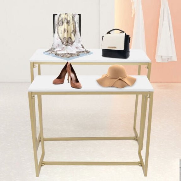 Commercial Shoes Display Stand Rack Metal Shelf Retail Stores Handbags Display