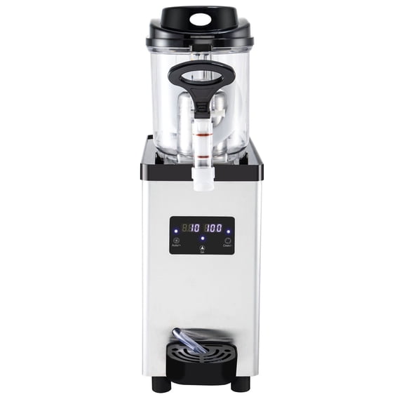 Commercial Slushy Machine 6L/1.6 Gallon Single Bowl Frozen Drink Maker, 300W 110V Stainless Steel Slushie Margarita Smoothie Machine for Cafes, Restaurants, Bars, Events and Home Use
