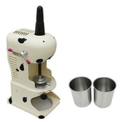 Commercial Snowflake Smoothie Machine Shaved Ice Machine Snow Cone Maker Manual Adjustable Ice Thickness 110V