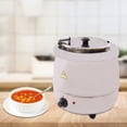 thumbnail image 1 of Commercial Soup Kettle 10L 2.64GAElectric Countertop Food Warmer Catering Buffet, 1 of 16