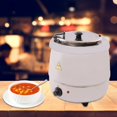 thumbnail image 1 of Commercial Soup Kettle 400W 10L Electric Countertop Food Warmer Catering Buffet, 1 of 12