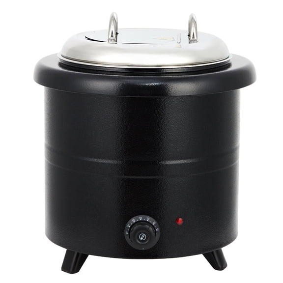 Commercial Soup Kettle Warmer with Removable Stainless Steel Insert,400W Electric Soup Pot,Adjustable Temperature up to 195°F,Countertop Food Warmer for Buffet & Catering,10.5 QT