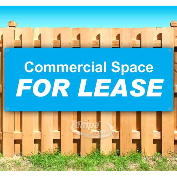 Commercial Space For Lease 13 oz Vinyl Banner With Metal Grommets