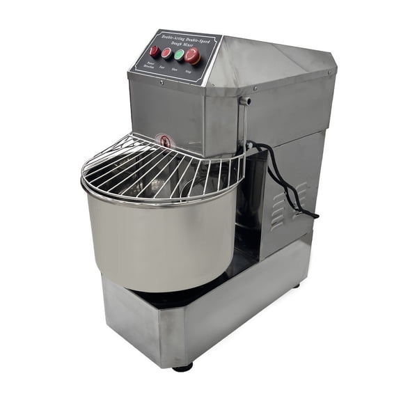 Commercial Spiral Flour Mixing Machine Dual-Speed Dual-Motion Stand Mixer 20L Capacity
