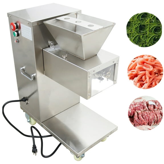 Commercial Stainless Meat Slicer Pork Beef Mutton Electric Slicer with 8MM Blade