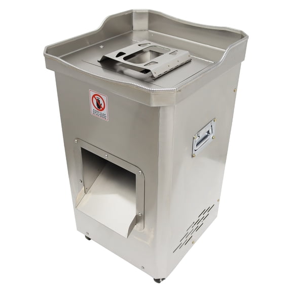 Commercial Stainless Meat Slicer Pork Beef Mutton Electric Vertical Slicer with 5MM Blade 110V 1500W