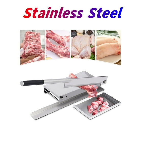 Commercial Stainless Steel Bone Cutter Manual Beef Ribs Meat Chopper Cutting for Cutting Pig Feet