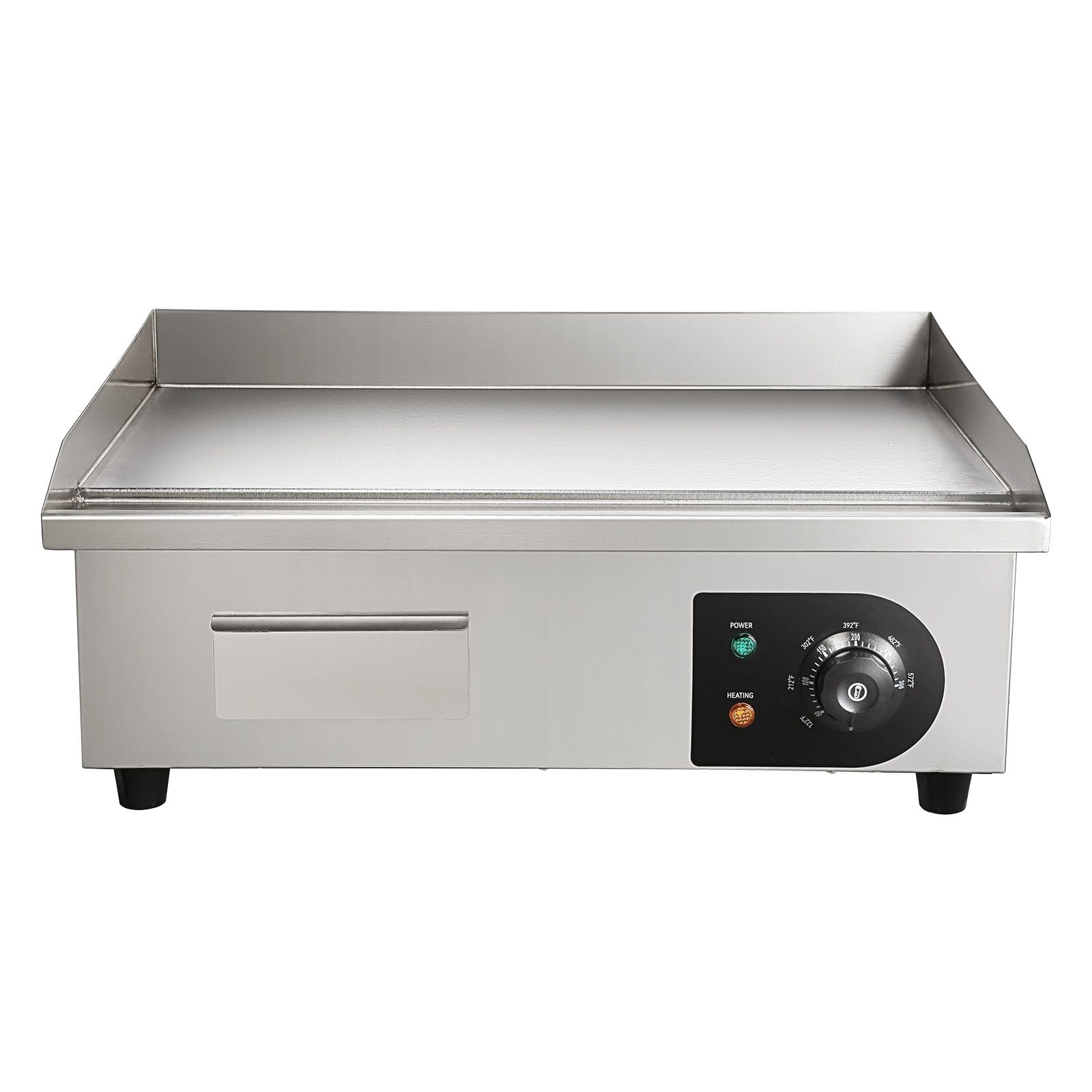 Ss Griddle Commercial Stainless Steel Griddle, 21x11.8