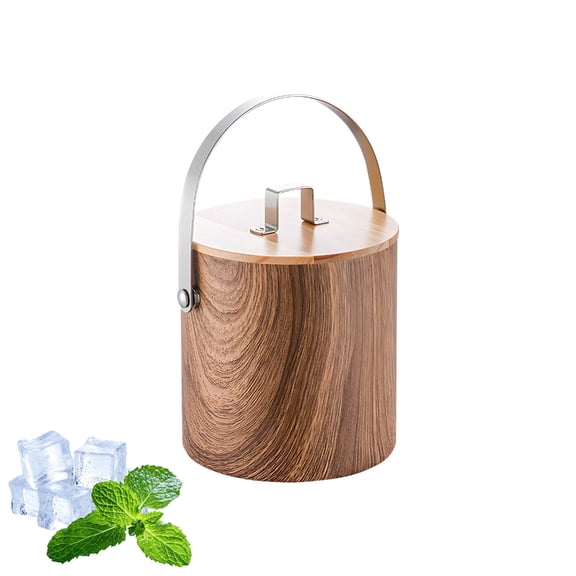 Commercial Stainless Steel Ice Holders 2L Double Walled Vacuum Insulation Rustproof Construction For Restaurants Event