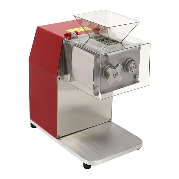 Commercial Stainless Steel Meat Cutting Machine. 1100W Copper Core Motor Meat Cutter Kitchen Slicer Shredding Cutting Machine - 3.5mm Blade