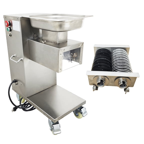 Commercial Stainless Steel Meat Cutting Machine Meat Slicer with 7mm Blade