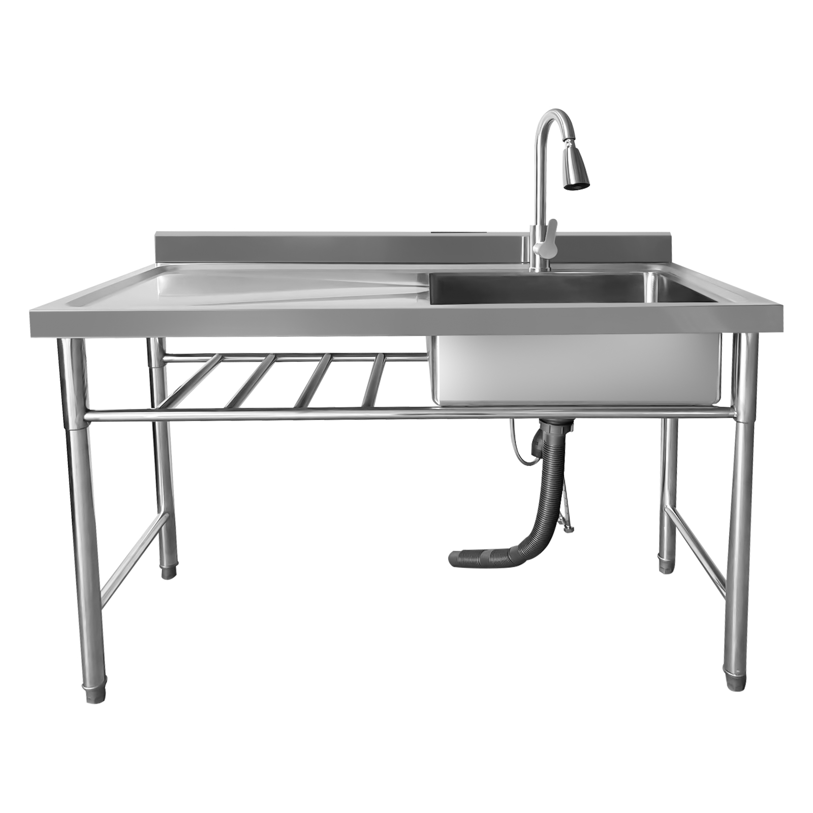 InnoMoon Outdoor Kitchen Sink Free Standing Stainless Steel Sink with