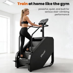 Efficraft Stair Stepper Machine with LED Display, 15 Speed Levels, Adjustable 15-164 Steps Per Minute, Commercial Cardio Equipment