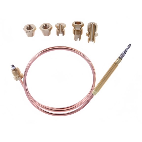 Commercial Stove Thermocouple 150cm Brass 0.75 Thread Stopcock Compatible