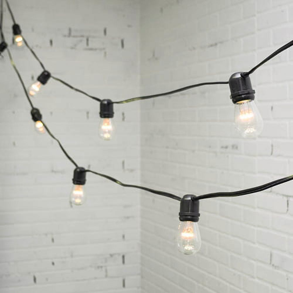 Commercial String Lights Commercial LED Edison String Lights 100 Ft