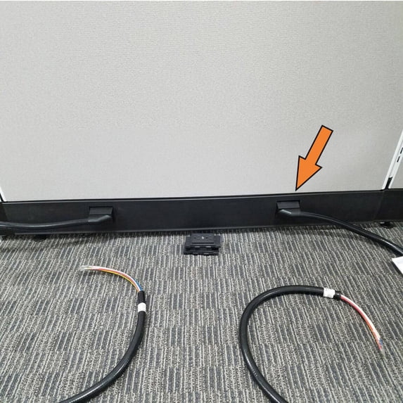 Commercial System Furniture Power Infeed