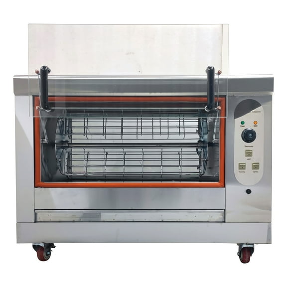 Commercial Table type Electric Chicken & Duck Oven Automatic Rotary Electric Meet Rotisserie Machine 220V