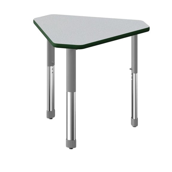 Commercial Thermal Fused Wood Laminate Top Collaborative Desk Gray