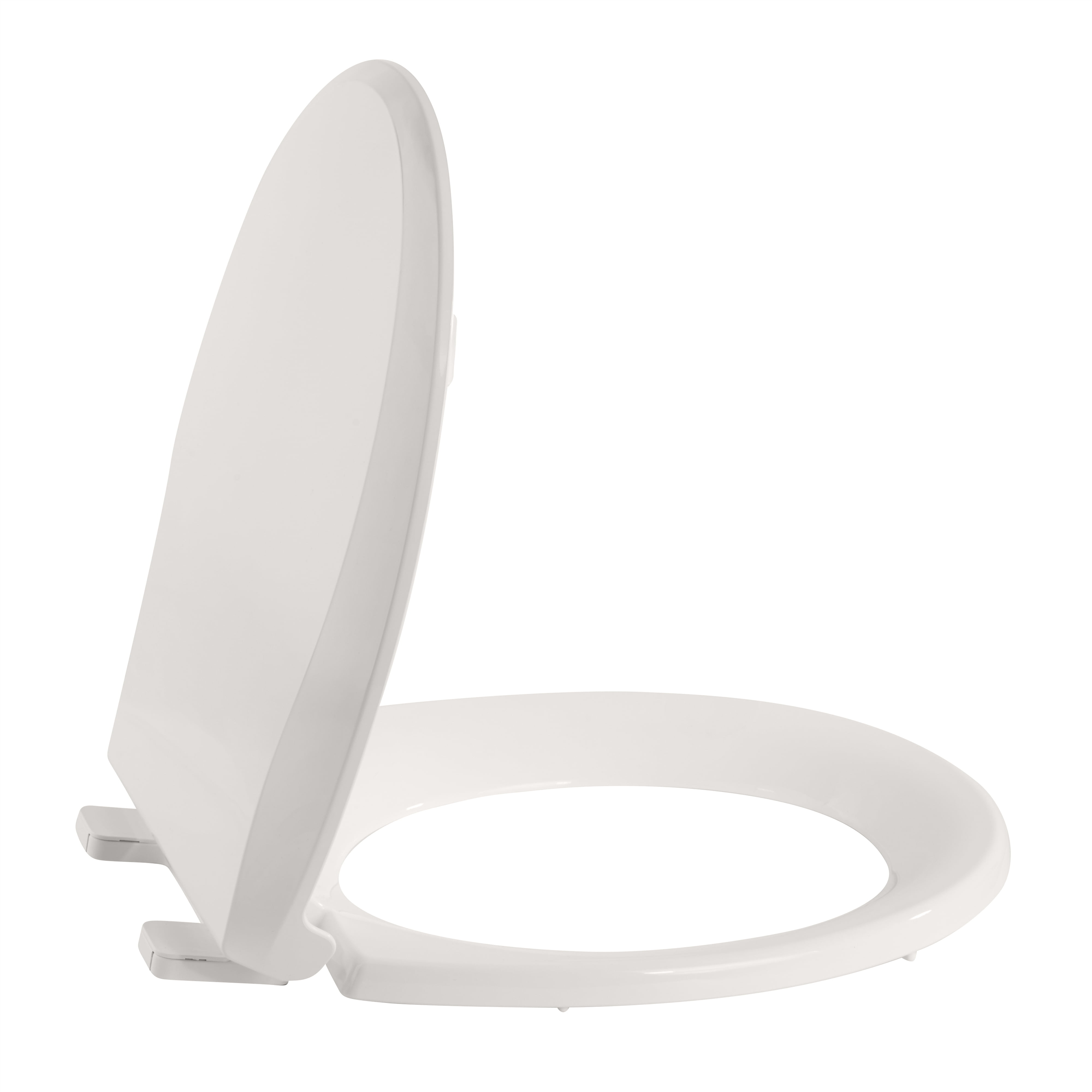 Commercial Toilet Seat – 17" Round, Soft Slow Close, Durable Polypropylene, Never-Loosen, Easy Install & Clean, Comfortable Lid – Biscuit Color – 17"