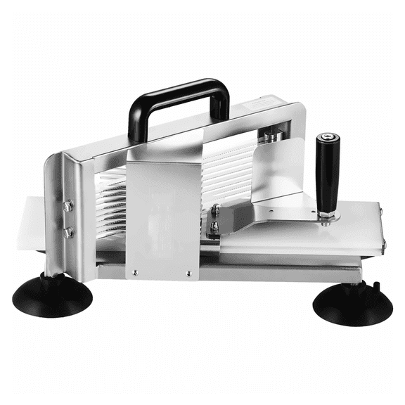 Commercial Tomato Slicer 1/4 inch, Stainless Steel Tomato Cutter Machine, Heavy Duty Manual Vegetable Slicer for Kitchen, Restaurants & Food Prep