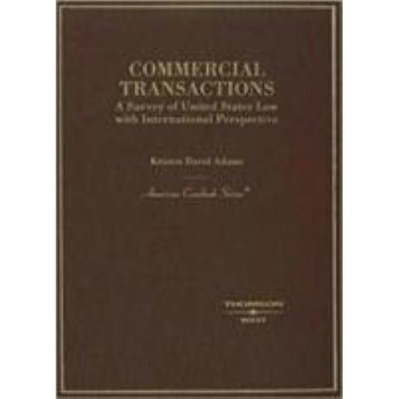 Pre-Owned Commercial Transactions: A Survey of United States Law with International Perspective (Hardcover) 0314159509 9780314159502