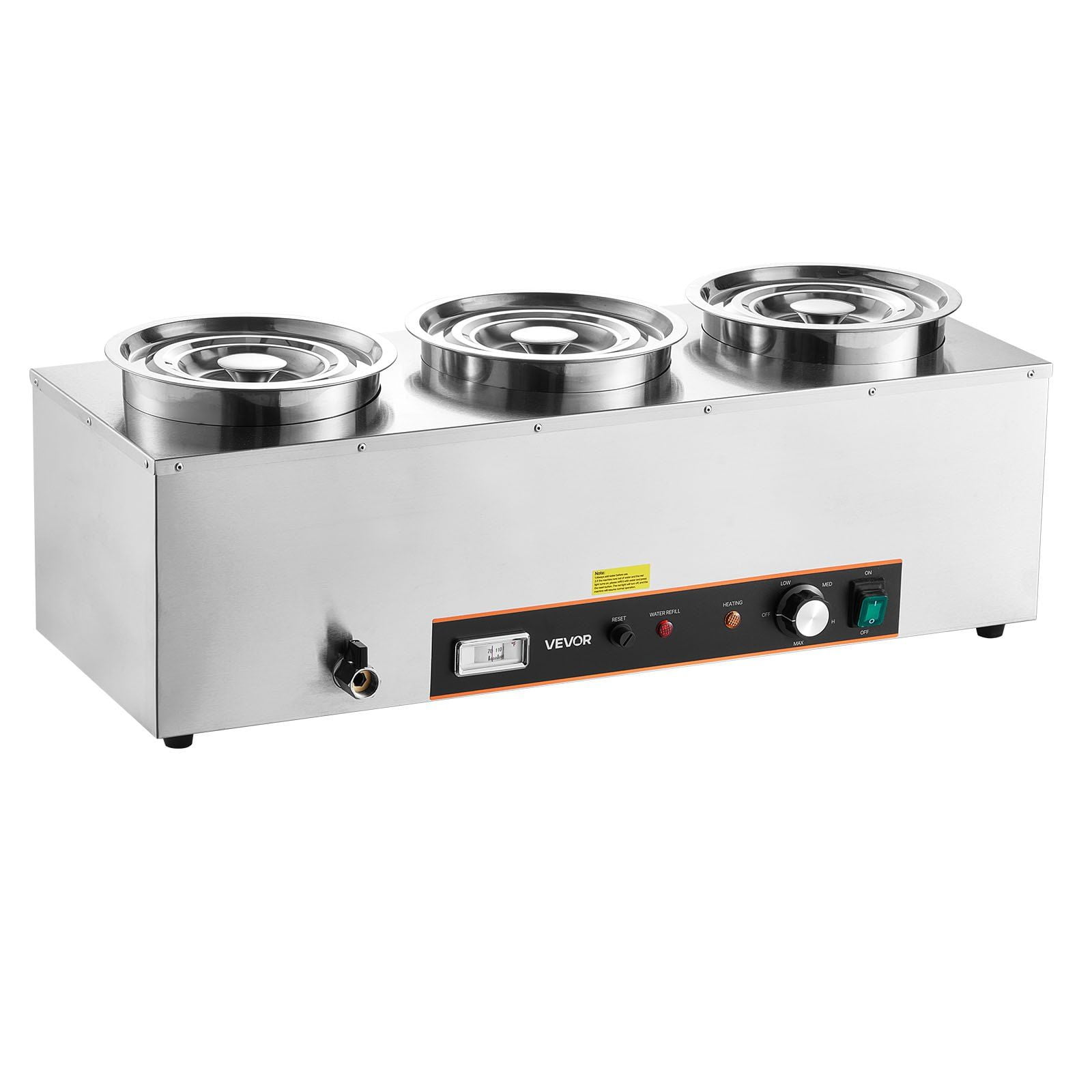 Keep Soups Hot For Hours Commercial 3 Pot Warmer Station With 6 34 