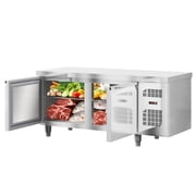 Commercial Undercounter Freezer-cu ft Capacity Stainless Steel Worktop Double