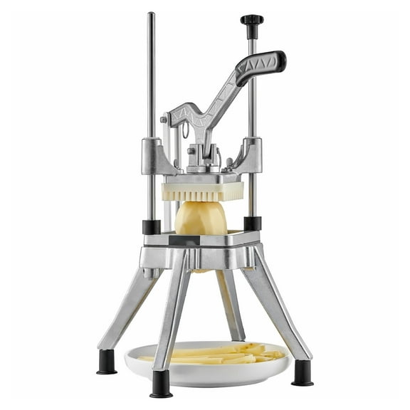 Commercial Vegetable Chopper 1/2 Blade - Heavy Duty Food Dicer, Onion Slicer, French Fry Cutter for Potato, Tomato, Peppers, Mushroom, Kattex Stainless Steel