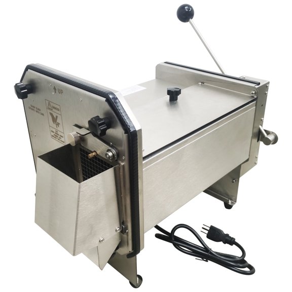 Commercial Vegetable Dicer Slicer Fruit Vegetable Cutting Machine Veggie Chopper 110V 0.39in Dicing Thinckness with 6mm Grid Knife