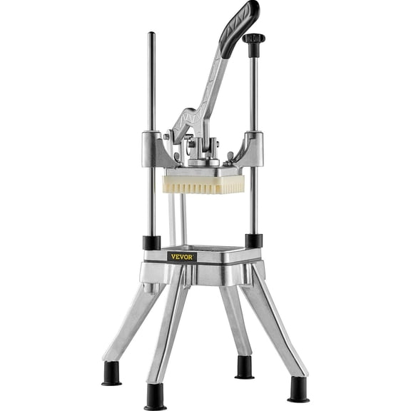 Commercial Vegetable Fruit Chopper - Heavy Duty 1/4" Dicing Blade - Professional Food Dicer & French Fry Cutter - Stainless Steel Onion Slicer for Tomato, Peppers, Potato, Mushroom