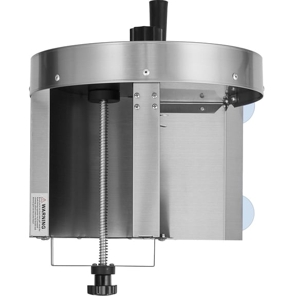 Commercial Vegetable Fruit Slicer Machine, 0-0.5" Adjustable Stainless Steel Cutter with Spare Blades, for Potato Lemon Tomato Cucumber