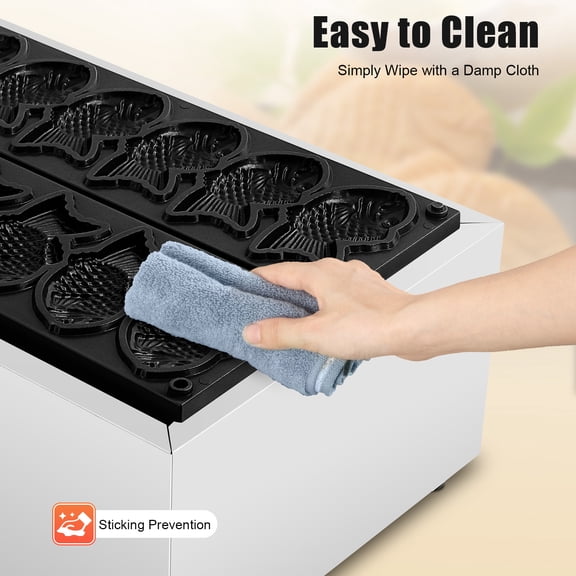 Commercial Waffle Maker; Fish-shaped Waffle Maker, Electric Waffle Maker for Home Use, Restaurants, Milk Tea Shops, Dessert Shops