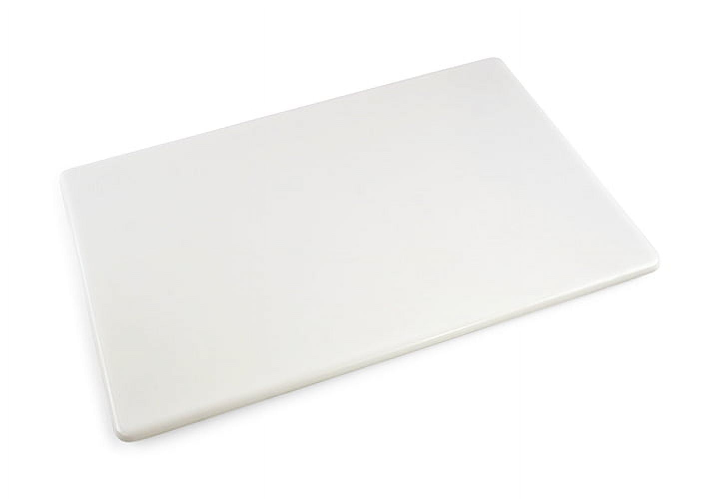 CURTA Cutting Boards for Kitchen, 24 x 18 x 0.5 White Color Coded  Plastic Commercial Chopping Board Anti Slip Surface Dishwasher Safe