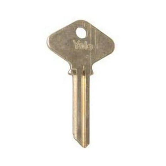 Commercial Zero Bitted 6 Pin Control Key Blank with GA Keyway & No. 1 7th Cut for 1210 Core