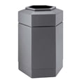 thumbnail image 1 of Commercial Zone  30-Gallon Hex Waste Container - Gray, 1 of 1
