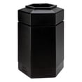 thumbnail image 1 of Commercial Zone  30-gallon Hex Waste Container - Black, 1 of 1